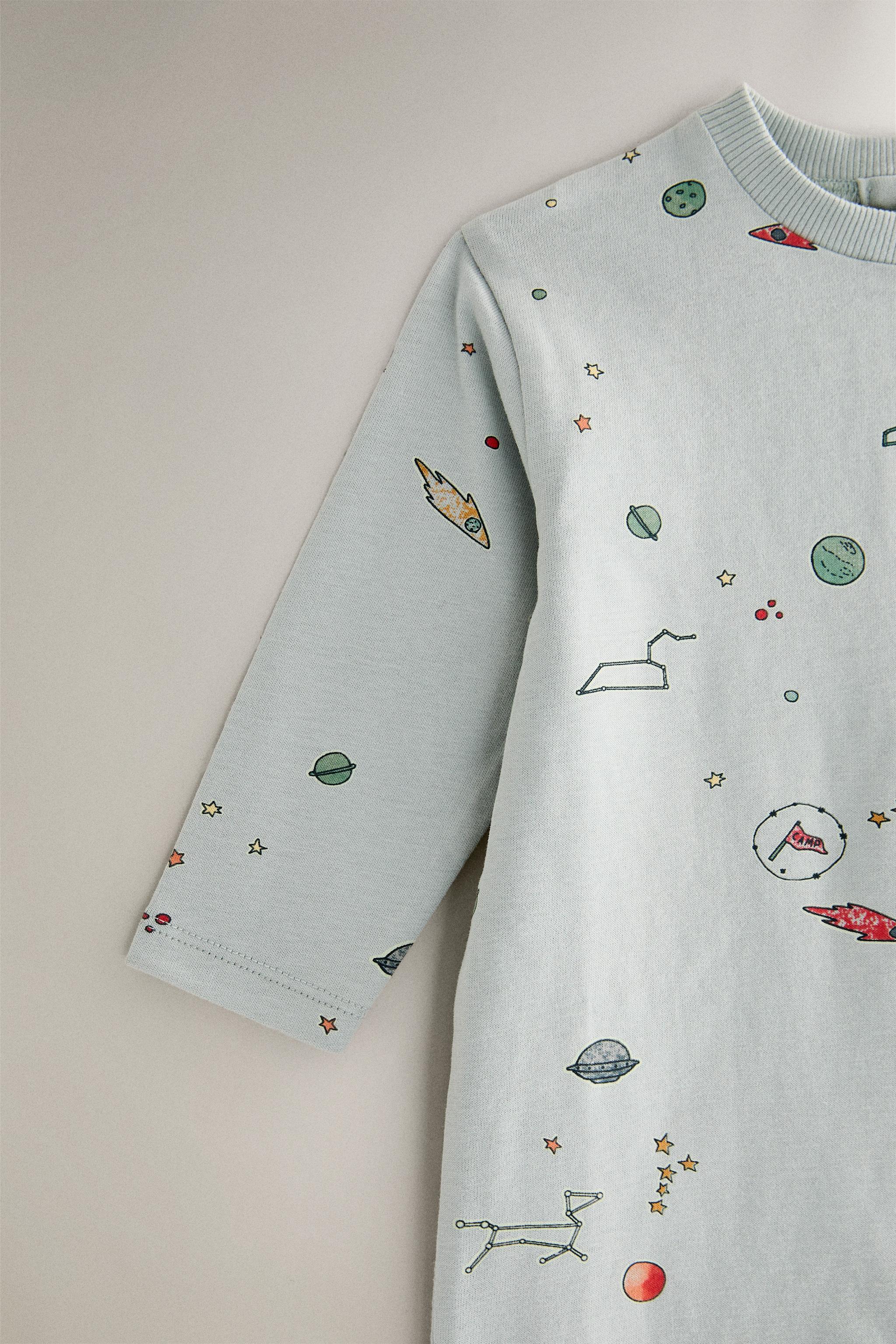 COTTON BABY ROMPER SPACE